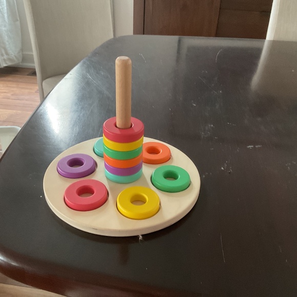 LOVERY Steel JinGle Keys, Clear Tube With Stacking Rings, Flexible Wooden Stacke - Picture 4 of 4